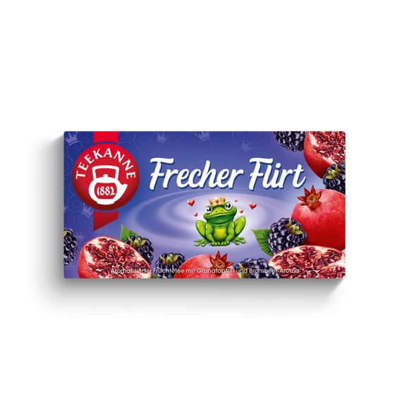 Teekanne  Tea Frecher Flirt / Naughty Flirt Fruit Tea Pomegranate and Blackberry - German Specialty Imports llc