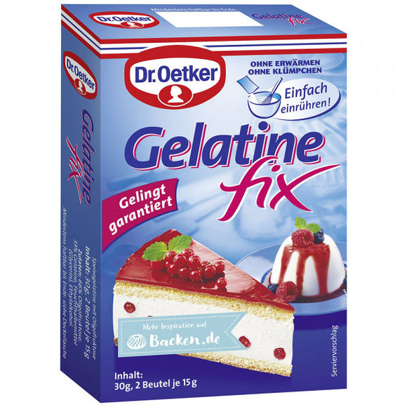 Dr. Oetker Gelatine Fix - German Specialty Imports llc