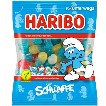 German Haribo Die Schluempfe the Smurfs 4 oz - German Specialty Imports llc