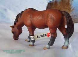 Schleich 13299 Riding Pony, grazing. - German Specialty Imports llc