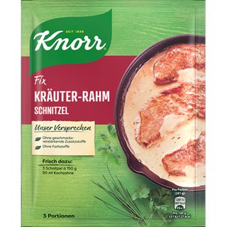 Knorr Krauter Rahm  Schnitzel Herb - Cream Schnitzel BB 09/21 - German Specialty Imports llc