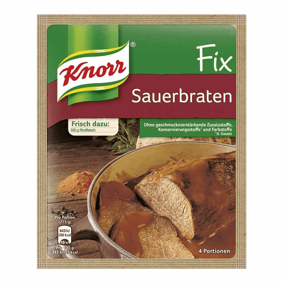 Knorr Fix Sauerbraten / Sour Roast BB 05/22 - German Specialty Imports llc