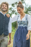 9920375-020075 Modell: GR-10-Steinfeld,marine,75 cm skirt length Marjo Dirndl - German Specialty Imports llc