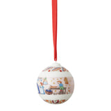 For preorder only / Arrival time December 2026 Christmas Feast Hutschenreuther 2026 Porcelain Ball