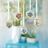 27956 Dekor 723580 Hutschenreuther Mini  Porcelain  Easter Egg Ornament “Spring Meadow Bell Flower "