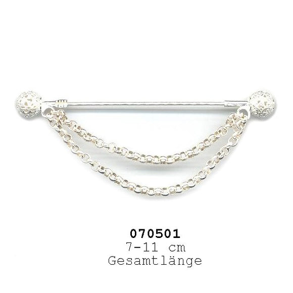 Silver filigran Trachten Hair pin - German Specialty Imports llc