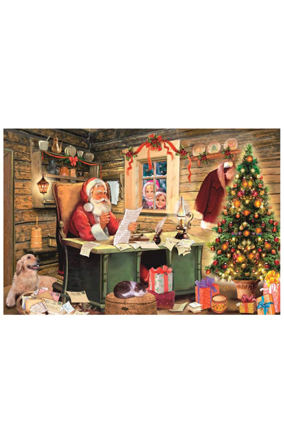 10442 Korsch  Advents Calendar Santa at the desk