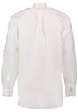 120003-0006  White Standup Collar OS Pfoad  Trachten Shirt with 2 x 3 pleats and bone buttons