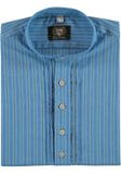 420001-2833/38  OS Men Trachten Shirt with Stand Up Collar and button down Shirt   1/1 -sleeve