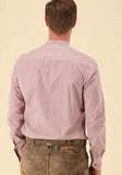 420001-2833/38  OS Men Trachten Shirt with Stand Up Collar and button down Shirt   1/1 -sleeve - German Specialty Imports llc