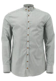 420001-2833/38  OS Men Trachten Shirt with Stand Up Collar and button down Shirt   1/1 -sleeve - German Specialty Imports llc