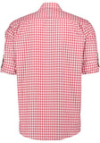 420054-2602 OS Trachten Men Long Sleeve checkered Trachten Shirt with  Embroidery in the Front and Sleeves - German Specialty Imports llc