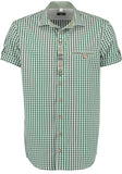 421000-3646  Os   Men Trachten Shirt Short Sleeve, Regular Fit - German Specialty Imports llc