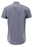 421000-4334  Men Trachten Shirt 1/1 Sleeve, Regular Fit with Embroidery in the front