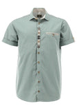 421000-4334  Men Trachten Shirt 1/1 Sleeve, Regular Fit with Embroidery in the front