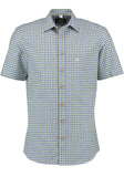421002-3607 Men Trachten Shirt Short Sleeve, Regular Fit