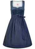 Huberta Spieth & Wensky  Velvet Dirndl with 70 cm skirt