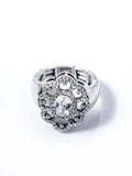 Olivia-R  Luise Steiner Rings Flower design with Swarovski Crystals - German Specialty Imports llc