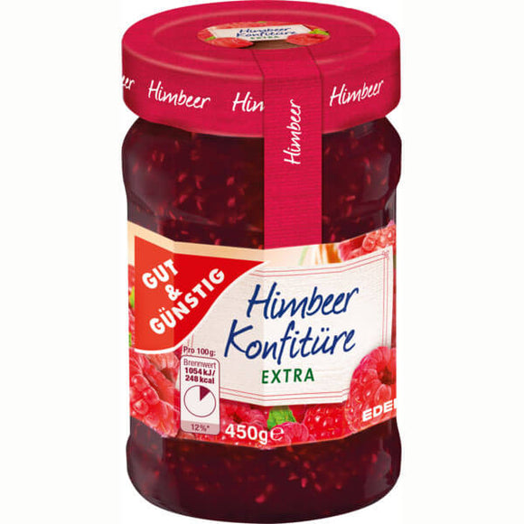 GGK 57092 Edeka Gut & Guenstig Raspberry Fruit Preserve Extra Raspberr ...