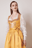 112264-60 Festive Krueger Jelena Collection Dirndl  Yellow  60 cm or 23.622" and 27.559"or  70 cm - German Specialty Imports llc