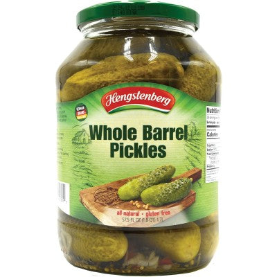 Hengstenberg Barrel Pickles in Jar 57.5 oz