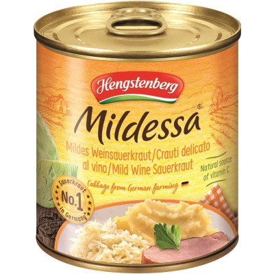 Hengstenberg Mildessa Bavarian Wine Sauerkraut 28.6 oz