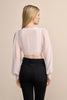 Herrmine Krueger Dirndl Blouse, High V - neck  , Ecru
