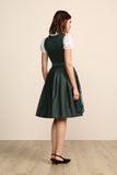 Danuta Krueger Collection Dirndl  60 cm Skirt length green