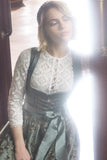 green dirndl dress with 60 cm skirt 