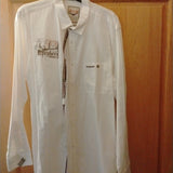 White Stockerpoint Men Trachten Shirt with Alpenhero Premium Tracht Embroidery - German Specialty Imports llc