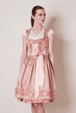 111546 -060  Krueger Collection Dirndl Rosmerta apricot  60 cm