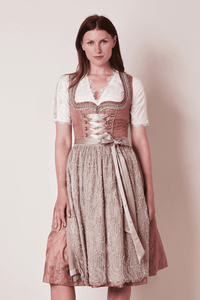 Paloma Beautiful 2  pc Traditional  Festive Krueger  Collection Dirndl with 85 cm/ 33.5" long skirt - German Specialty Imports llc
