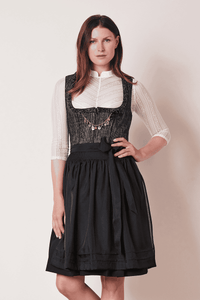 Lea  2 pc Festive Krueger Collection Dirndl  Top with Charivari at neckline - German Specialty Imports llc