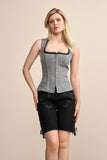 Ashley Krueger  Trachten Mieder / Corsette Top  Zipper - German Specialty Imports llc