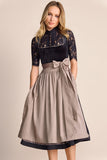 Suzanne Krueger Madl  Dirndl skirt length 70 cm
