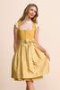 Festive Krueger Vynella Collection Dirndl  Yellow  60 cm or 23.622" and 27.559"or  70 cm