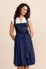 Festive Krueger Mirabella Collection Dirndl marine 60 cm or 23.622" and 27.559"or  70 cm