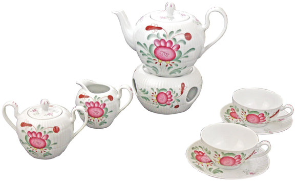 Amina Ostfriesisches Teeservice mit ostfriesischer Rose   / East Frisian Tea Set   with east frisian Rose from Seltmann - German Specialty Imports llc