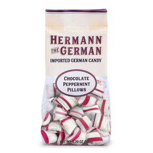 11480 Hermann the German Chocolate Filled Peppermint Pillows Candy