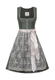 922865-020057 Modell: GL-10-Arberg, olive / taupe ,Midi 65 cm skirt length Marjo Dirndl - German Specialty Imports llc