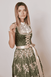 Krueger   Dirndl Melike, dark green   60 cm skirt length