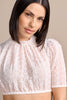 Elea Trentini Dirndl Blouse  with 1/2 length  sleeves Ecru