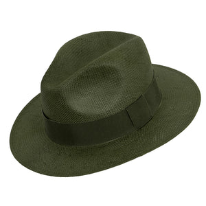 35618  Traditional High Quality Toyo Straw Hat with band by Faustmann - German Specialty Imports llc