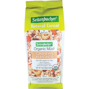 395921 Seitenbacher Organic Cashews and Almond Muesli