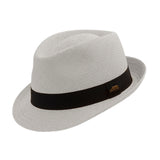 40230 Traditional Panama Trilby Straw Hat  by Faustmann - German Specialty Imports llc