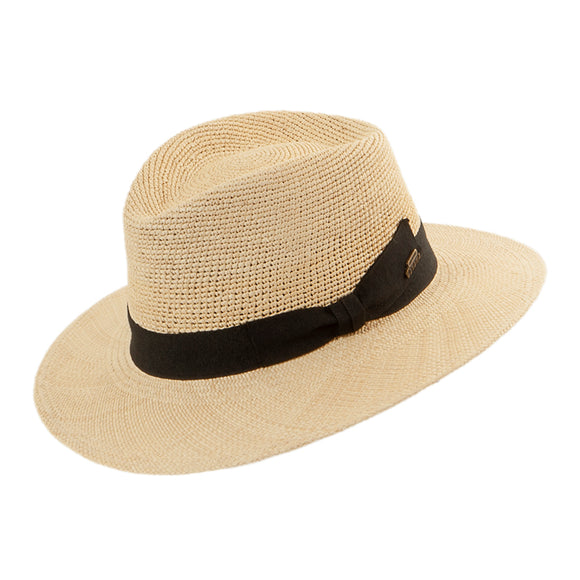 42571 Genuine Panama Crochet Hat  Straw hat - hand crochet and Handwoven in Ecuador and made in Italy - German Specialty Imports llc