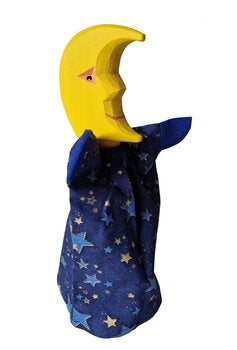 For preorder only Lotte Sievers Hahn  Moon hand carved Glove Puppet