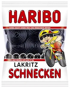 HB10117-`0125 Stark Haribo Rotella Licorice  Schnecken / snails Candy - German Specialty Imports llc