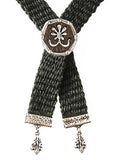 Partial For preorder Luise Steiner Chiemgau Traditional Woven Necktie with pewterTie Holder