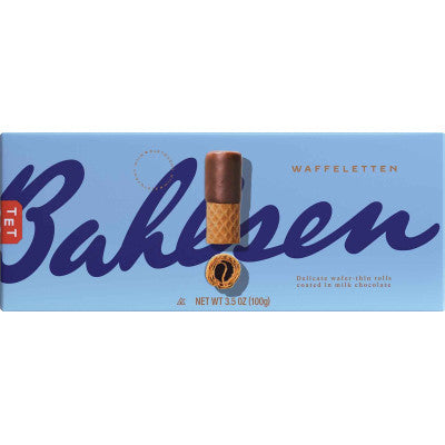Bahlsen Delicate Wafer Thin Rolls Coated in Milk Chocolate - German Specialty Imports llc